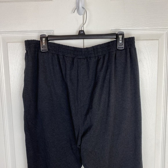 Peloton Size XL Cooldown Joggers Sweatpants Gray Pull On Tapered Gray ankle - Picture 2 of 6